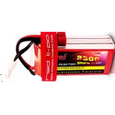 Bateria LiPo 2S 7,4V 3300mAh 25C Vermelha