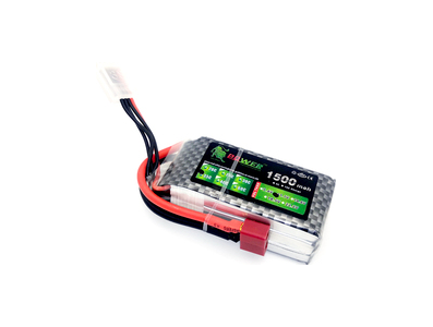 Bateria LiPo Lion 1500mAh 2S 7,4V 35C - Imagem 1