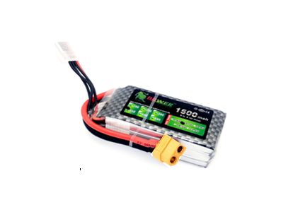 Bateria LiPo Lion 1500 mAh 2S 7,4 V 35C - Imagem 1