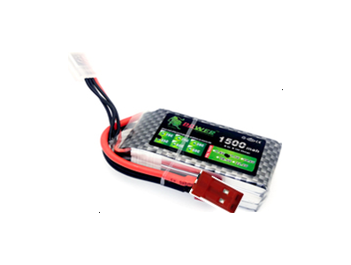 Bateria LiPo Lion 3S 11,1V 1500mAh 35C, alta pot&ecirc;ncia e qualidade - Imagem 1