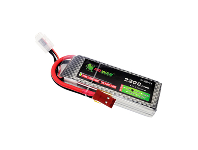 Bateria LiPo Lion 2S 7,4V 2200 mAh 35C - Imagem 1
