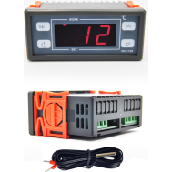 Termostato regulador de temperatura digital LCD RC-112E 110V 10A com cabo de 2 m