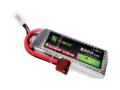 Bateria LiPo Lion 4200mAh 2S (7,4V) 35C, alta pot&ecirc;ncia e qualidade - Imagem 1