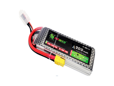 Bateria LiPo Lion 3S 11,1V 4200mAh 35C, alta pot&ecirc;ncia e alta qualidade - Imagem 1