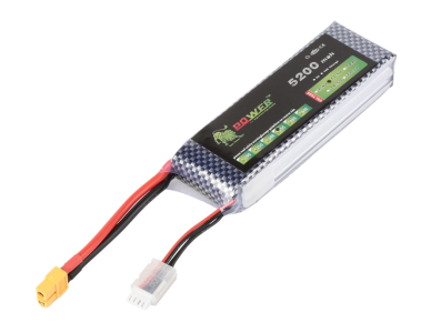 Bateria LiPo Lion 5200mAh 3S 11,1V 35C - Imagem 1