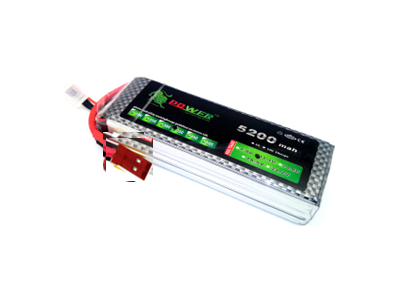 Bateria LiPo Lion 3S 11,1V 5200 mAh 35C, alta pot&ecirc;ncia e qualidade - Imagem 1