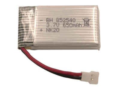 Bateria recarreg&aacute;vel de l&iacute;tio 3,7 V 650 mAh modelo 852540 - Imagem 1
