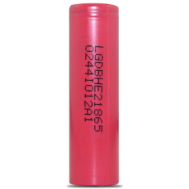 Bateria recarreg&aacute;vel de l&iacute;tio LG 18650 HE2 2500 mAh 35A
