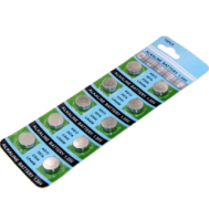 Pilha alcalina LR44 1,55 V, 10 unidades