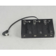 Caixa porta-pilhas 6x AA com conector DC 2.1 angular, sem tampa - Thumb - 1