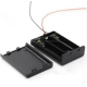 Porta-pilhas para 3 pilhas AA com tampa e interruptor on/off - Thumb - 1
