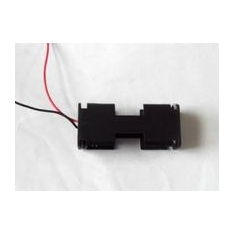 Caixa porta-pilhas para 2&times; AA (montagem costas com costas)