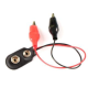Conector tipo I para bateria 9V com clipes jacar&eacute; - Thumb - 1