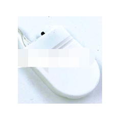 Caixa branca para 1 bateria bot&atilde;o CR2032 (LIR203) 3V