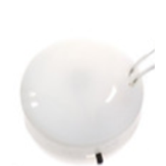Suporte branco para 2 baterias CR2032 com fio e interruptor basculante