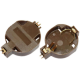 Porta-bateria patch para bateria bot&atilde;o CR2032, marrom, modelo CR2032-BS-10 - Thumb - 1