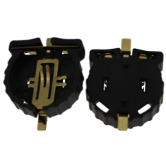 Suporte patch marrom para bateria bot&atilde;o CR1220