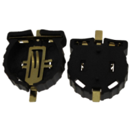 Suporte patch marrom para bateria bot&atilde;o CR1220