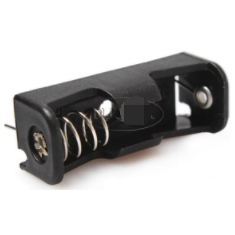 Porta-pilha 12V 23A 1 se&ccedil;&atilde;o com pino de solda