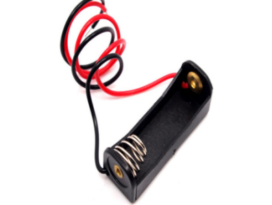 Suporte para bateria A23L (23A) 12V com cabo sem tampa - Imagem 1