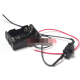 Caixa para pilhas 23A 12V 2 compartimentos com cabo e interruptor sem tampa - Thumb - 1