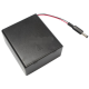 Porta pilhas para 2 LR20 com tampa, interruptor e conector DC - Thumb - 1