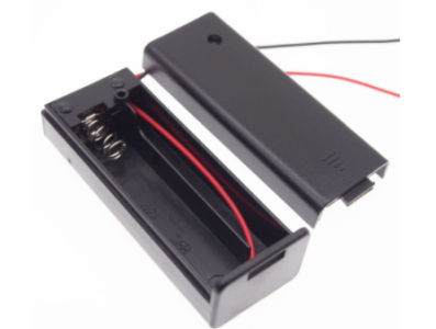 Suporte para 1 pilha AA com interruptor e tampa - Imagem 1