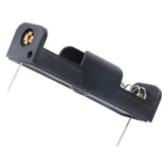 Suporte para 1 pilha AA com pino sem tampa