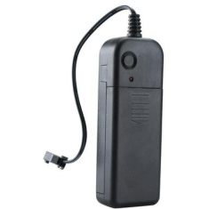 Porta-pilhas para 2 AA com interruptor e conector &uacute;nico