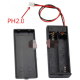 Porta-pilhas 2x AAA com conector PH2.0, interruptor e tampa - Thumb - 1