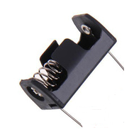 Porta-bateria 1/2AA 14250 com pino para PCB