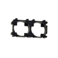 Porta-baterias 2x 18650 com di&acirc;metro do furo 18,2 mm