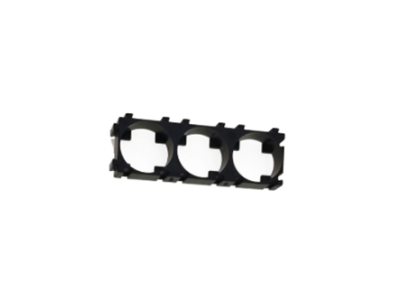 Porta-baterias para 3 x 18650 com di&acirc;metro de furo 18,2 mm - Imagem 1