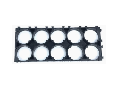 Suporte 2x5 para baterias 18650 com di&acirc;metro do furo 18,5 mm - Imagem 1