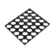 Suporte para baterias 18650 5x6 com di&acirc;metro de furo 18,5 mm