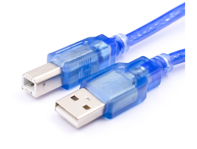 Cabo USB 2.0 com conectores tipo A e tipo B macho, 1 m (3,28 ft) - Imagem 1