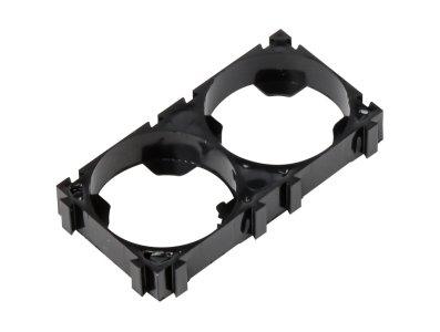 Porta-baterias para 2 c&eacute;lulas 26650 com di&acirc;metro de furo 26,3 mm - Imagem 1