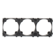 Suporte para 3 baterias 26650 com di&acirc;metro de furo 26,3 mm - Thumb - 1