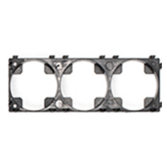 Suporte para 3 baterias 32650 com di&acirc;metro de furo de 32,35 mm