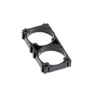 Suporte para 2 baterias 21700 com di&acirc;metro do furo 21,2 mm