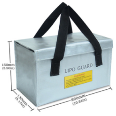 Bolsa de prote&ccedil;&atilde;o anti‑explos&atilde;o para baterias de l&iacute;tio