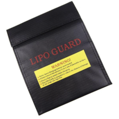 Bolsa de prote&ccedil;&atilde;o antiexplos&atilde;o preta para bateria de l&iacute;tio