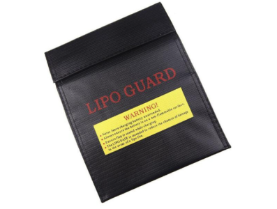Bolsa de prote&ccedil;&atilde;o antiexplos&atilde;o preta para bateria de l&iacute;tio - Imagem 1