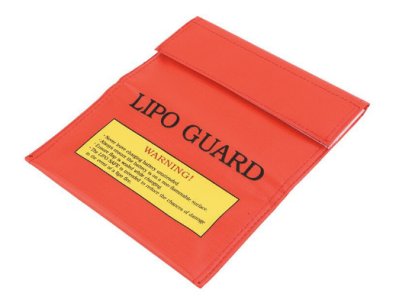 Bolsa de Prote&ccedil;&atilde;o Antiexplos&atilde;o Vermelha para Baterias de L&iacute;tio - Imagem 1