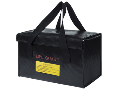 Bolsa de prote&ccedil;&atilde;o antiexplos&atilde;o para baterias de l&iacute;tio, preta - Imagem 1