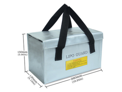 Bolsa de prote&ccedil;&atilde;o antiexplos&atilde;o para baterias de l&iacute;tio prata - Imagem 1