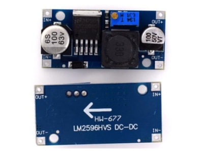 M&oacute;dulo Regulador de Tens&atilde;o Ajust&aacute;vel 48V DC-DC LM2596HVS Entrada 4,5 a 60V - Imagem 7