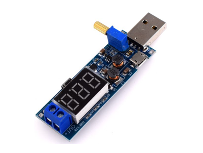 M&oacute;dulo Regulador DC-DC Boost USB 5V para 3,3V/9V/12V/24V - Imagem 1