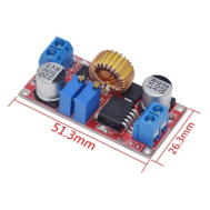 Conversor DC-DC Step-down Ajust&aacute;vel XL4015 5A 75W Vermelho