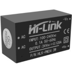 HLK-PM24 M&oacute;dulo Fonte AC-DC 220V para 24V